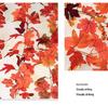 Autumn Festival Maple Leaf Vine Display: Fake Leaves for Halloween & Decorative Scenery