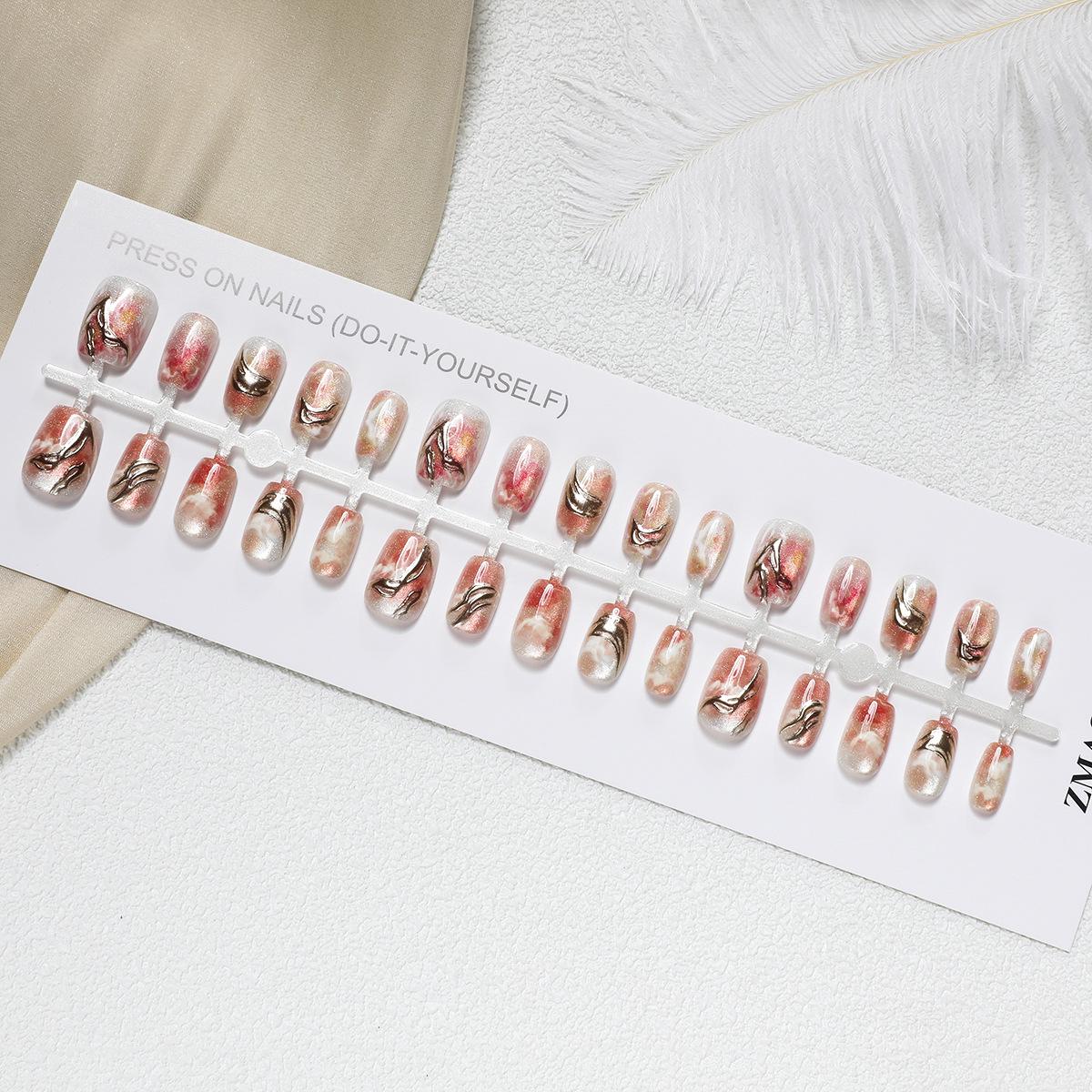 

[30 шт. в упаковке] Милые наклейки для лака для ногтей с изображением кошачьего глаза - Полная коллекция