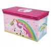 Skrzynia Na Zabawki Dla Dzieci UNICORN 60x30x35cm Organizer Z MDF