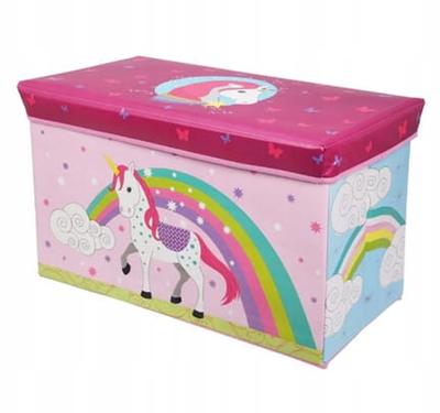 Skrzynia Na Zabawki Dla Dzieci UNICORN 60x30x35cm Organizer Z MDF