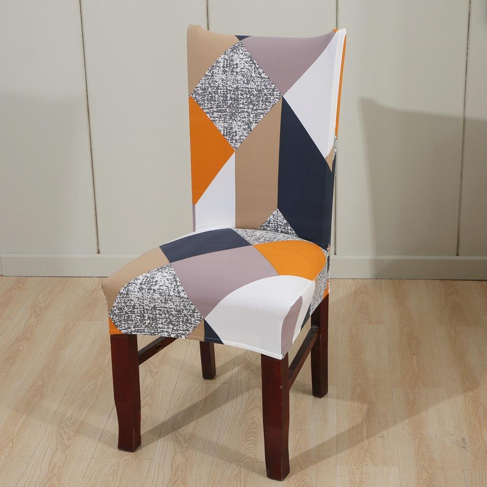 Elastic Chair Slipcover Case Stretch Chair Covers For Wedding Hotel Banquet Dining Room Spandex Dining Chair Cover