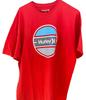 Hurley Since 1999 T-Shirt Size 2XL Red White and Blue Graphic Print Unisex T-Shirt