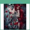Painting Diamond Embroidery Diamond Skull Sale Girl Diamond Mosaic Full Layout Pictures