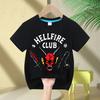 Kids 100% Cotton Luxury T-Shirt Stranger Things Demogorgon Live Graphic Short Sleeve Elegant Casual Summer Tee Tops