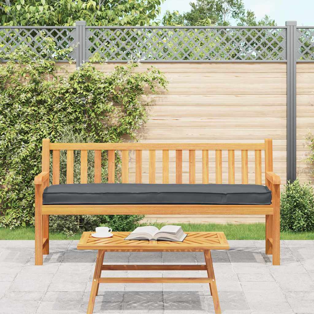 Pallet Cushion Set 2 Pcs Anthracite 200 X 40 X 8 Cm Oxford Fabric
