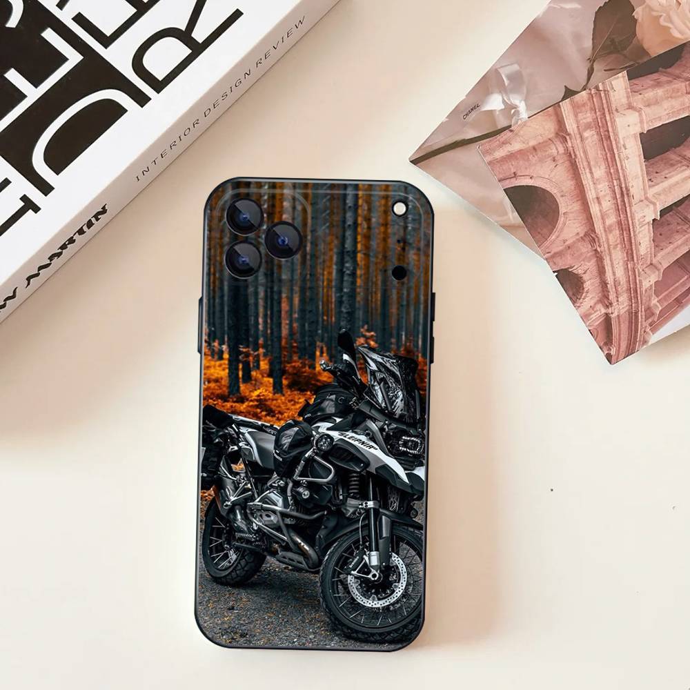 GS 1200adv Motorrad Coole Handyhülle Für iPhone 17,16,15,14,13,12,11,Pro,Max,Plus,E,SE4,Air,Mini Schwarzes Weiches Cover