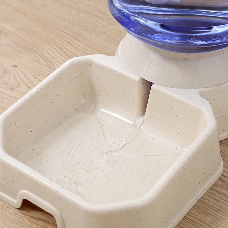 3.8L Large Capacity Pet Water Dispenser Dog Automatic Feeding Small Dog Food Bowl Simulation Drinking Bottle Device Home Decor