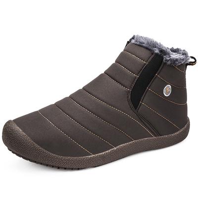 Fabrikdirektverkauf Schneestiefel Herren und Damen Paare High-Top Baumwollschuhe Winter Samt warm wasserdicht rutschfest Ein-Pedal Herrenschuhe