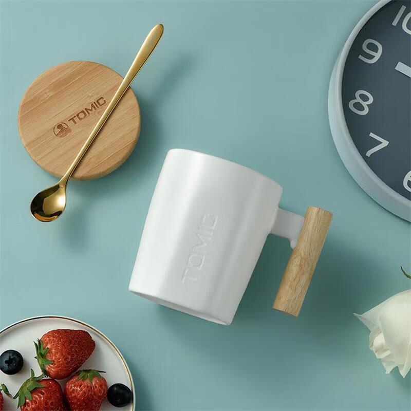 TEMEKE 400ML Ceramic Mug with Lid
