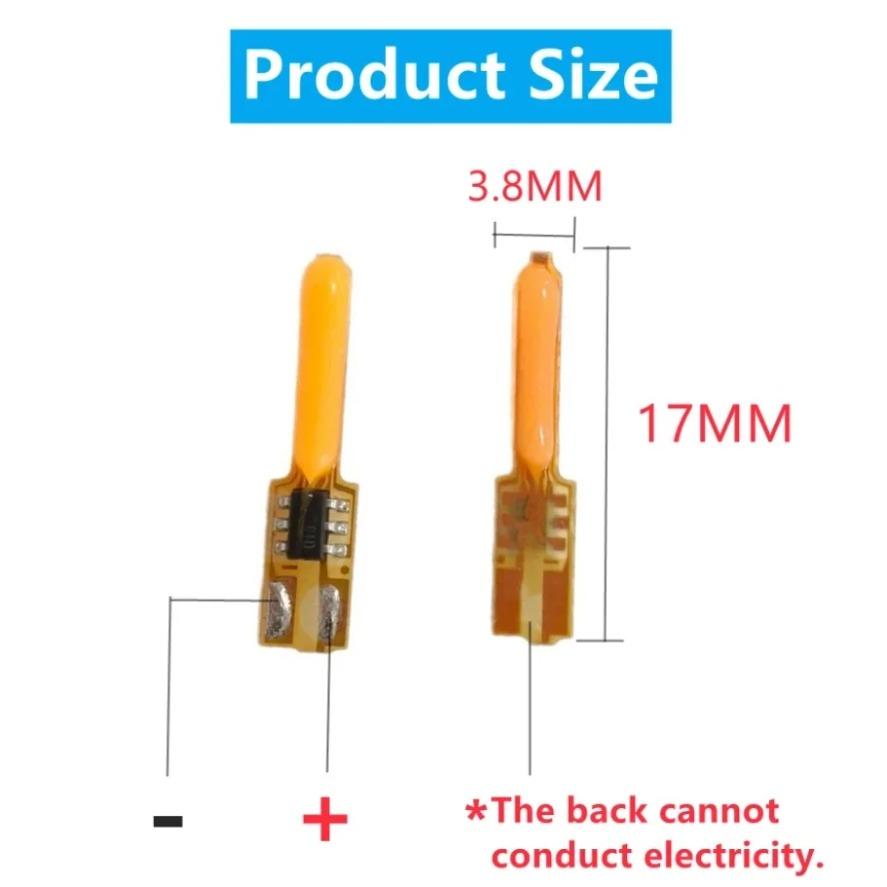DC 3V Led Flash Flame Candles 1800K Edison Bulb LED Filament COB Diode Holiday Party Decoration Light Bulb Accessories 1-10pcs