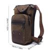 New European and American Retro Outdoor Sports Leg Bag Canvas Waist Packs Fashion Men's Messenger Bag