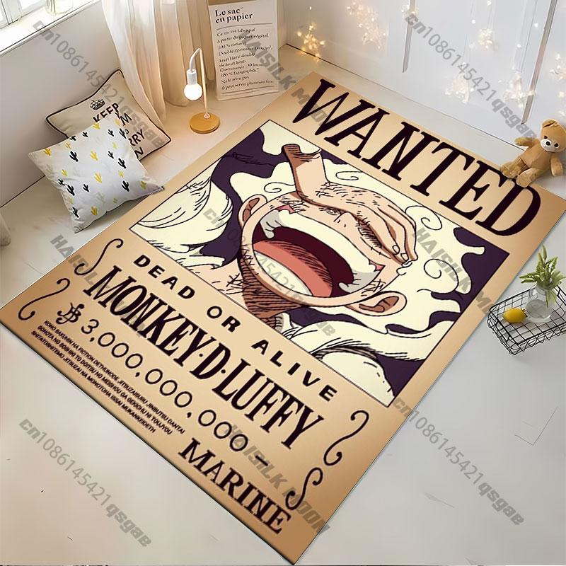 

Коврик с постером награды Луффи из One Piece, подходит для гостиной, спальни и декора дивана, а также может использоваться как нескользящий игровой коврик для детей. 40x60cm( 15x23in )