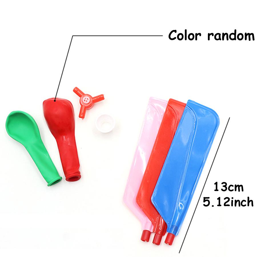 3/6Pcs DIY Flying Balloon Helicopter | Outdoor Flight Model with Spiral Propeller Creative Handmade Crafts & Party Favors