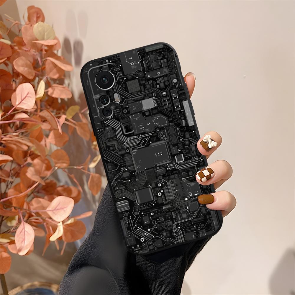 Coole Leiterplatten-Handyhülle Fundas Für Xiaomi 15 14 12 Lite Pro 13 11t POCO X5 M6 M5 X6 X3 F5 F6 Pro Hülle