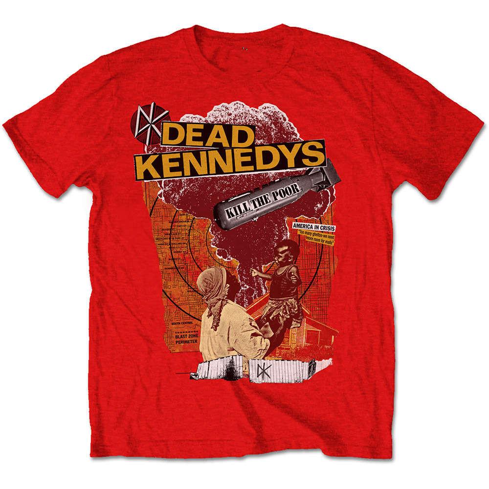 Музыкальная футболка Dead Kennedys Красная Хлопок Все Размеры JJ23 Унисекс Футболка L
