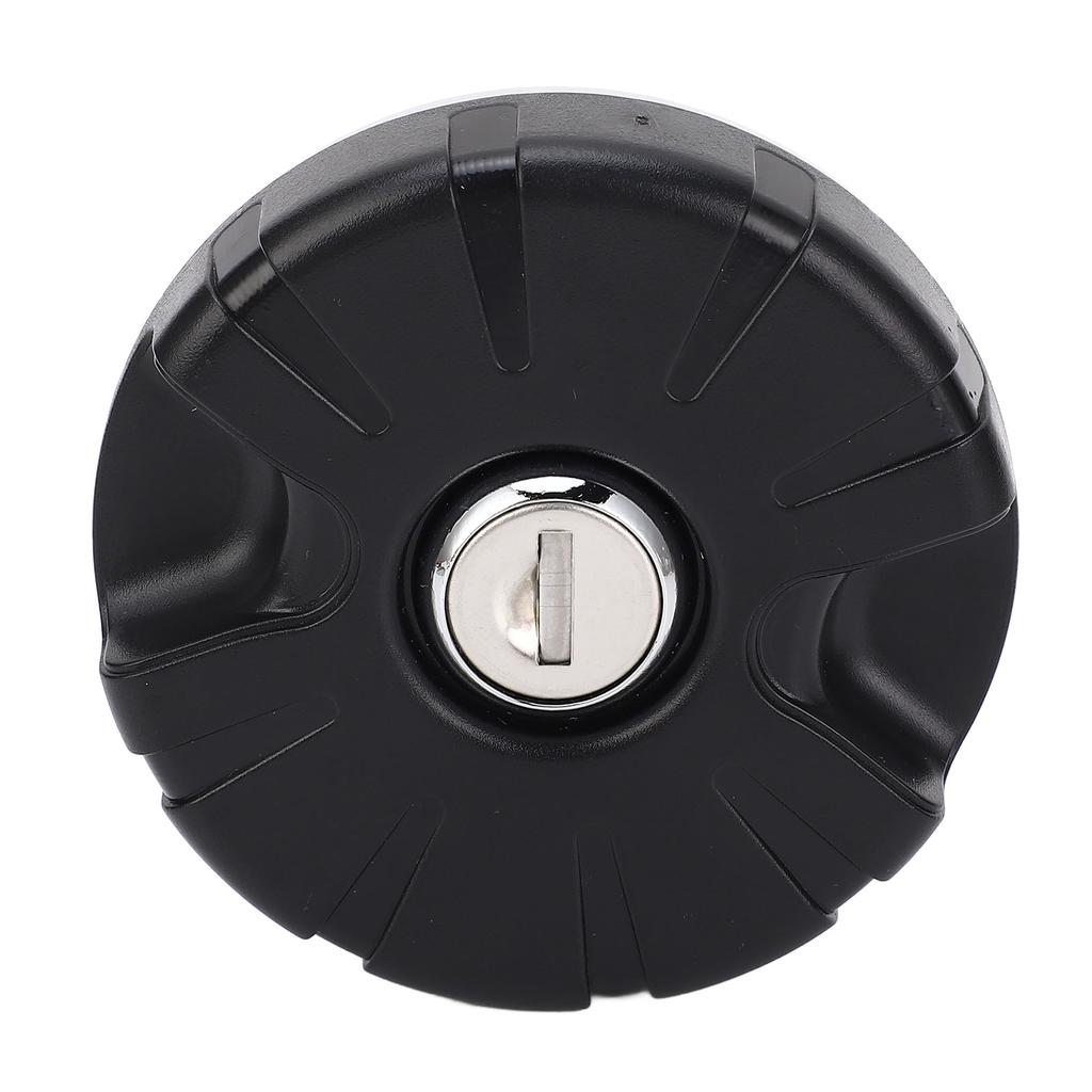 Round RV Water Inlet Cap UV Resistant Lockable RV Water Filler Cap with Seal Ring and Keys for RV Motorhome