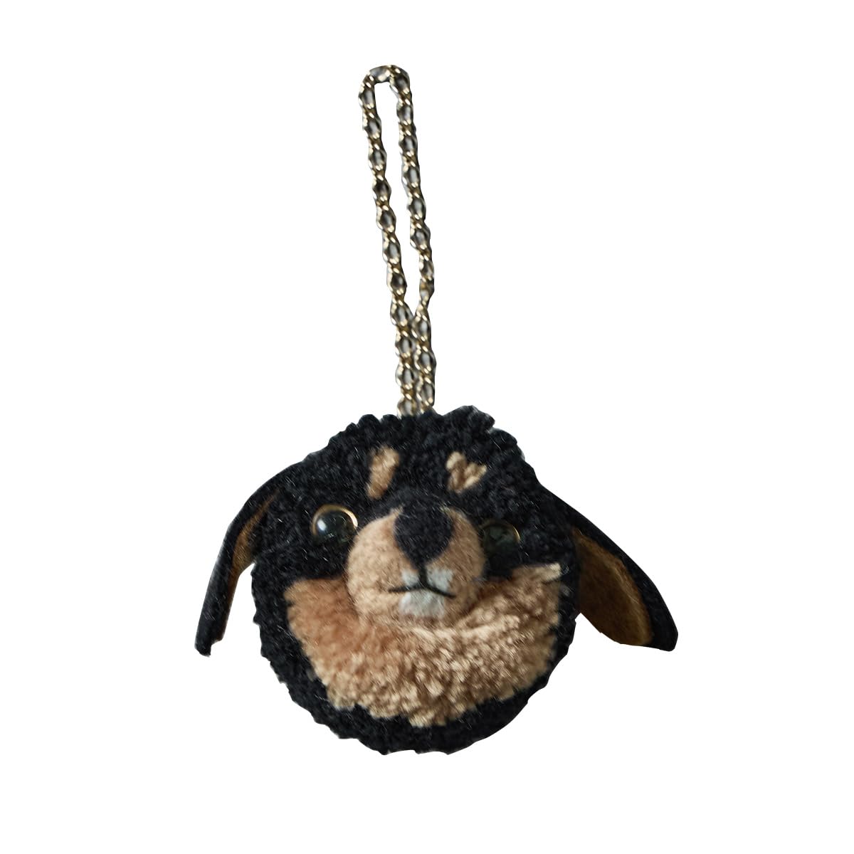 

[FASHIONLETTER] Fluffy Knit Animal Charm for Dogs, Cats, Pets, Keychains, Bags, Accessories, Black Shiba Inu, Schnauzer, Toy Poodle, Maltese,