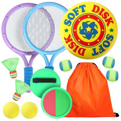 Looren Fun for Adults Outdoor Park Play Catch Toys for Elementary School Large Size with Storage Bag Too, Play, Goods, Badminton, Ball, Frisbee,