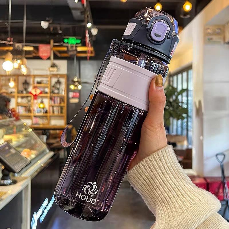 Travel 1L Water Bottle for Sports Plastic Water Cup for Girl Boy School Portable 1 Liter 750ml Water Kettle Fitness Gym Outdoor