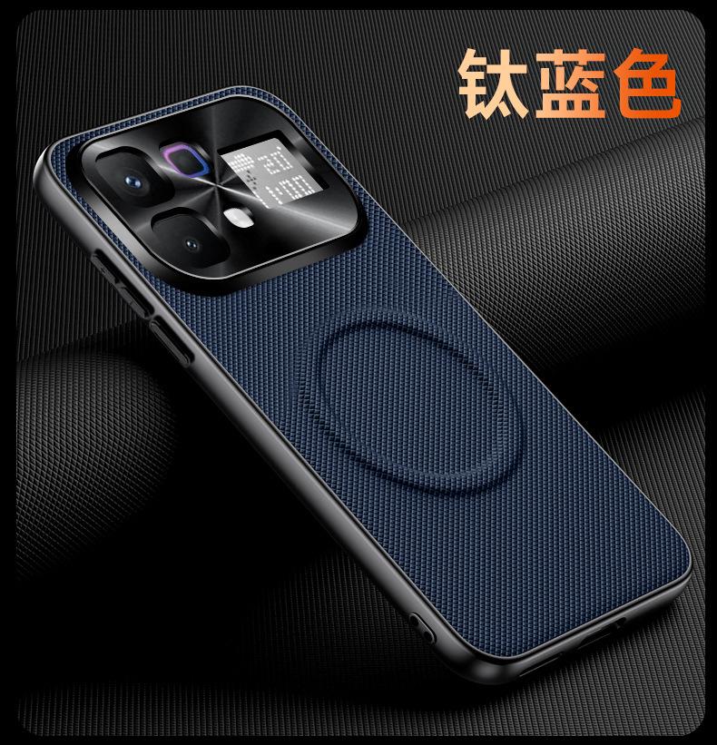 Applicable infinixnote11Pro mobile phone case sound transmission NOTE11pro star weave magnetic case fashionable and creative