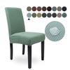 Waterproof Elastic Jacquard Chair Cover for Dining Room Chair Covers for Chairs Kitchen Wedding Hotel Banquet Protector Seat
