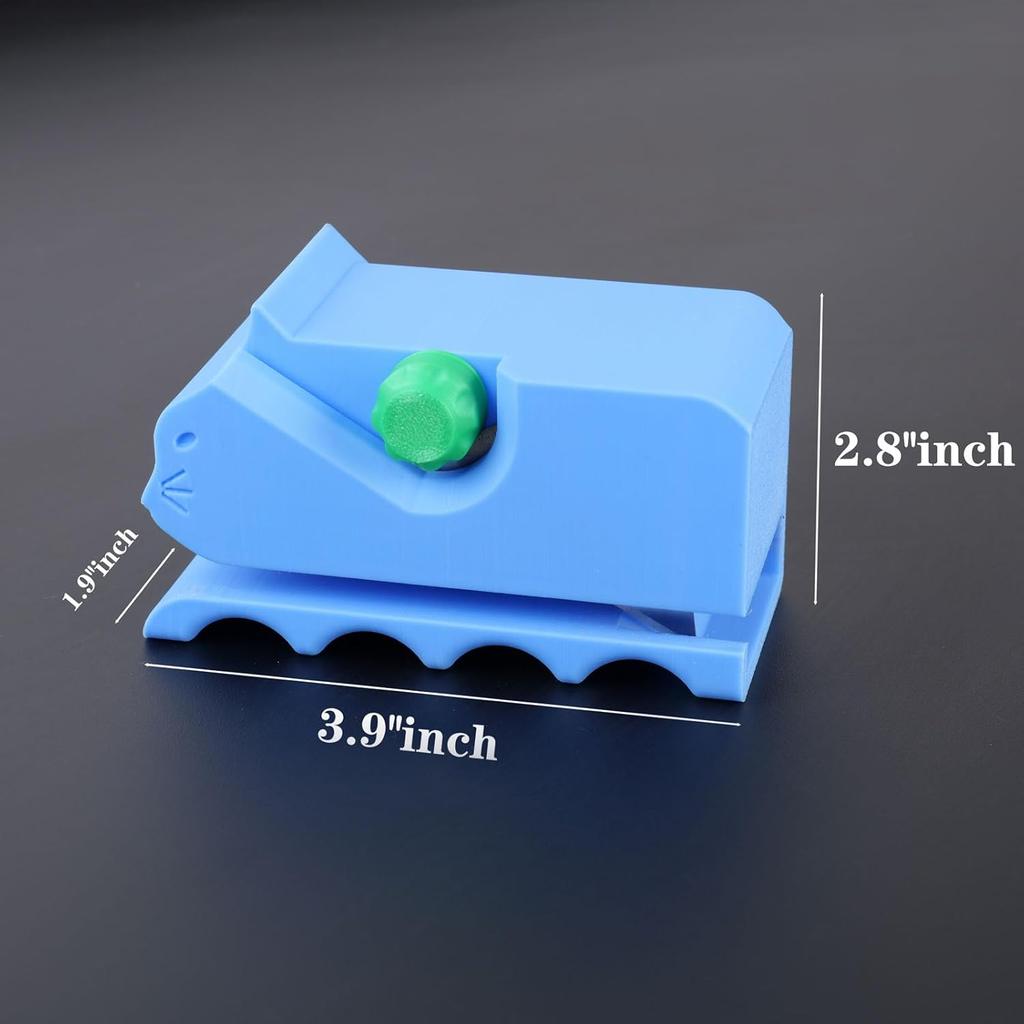 Cardboard Cutter for Cat Scratchers with 6pcs Blade,3D Printed Card Board Cutter Kids DIY Cat Scratchers Cardboard Strip Tool Machine for Cat Lovers