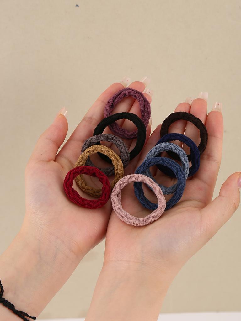 10/20/30/50 Stück Mädchen Bunte Haarband Set Nylon Elastisches Gummiband Kinder Zopfhalter Scrunchies Kinder Haarzubehör