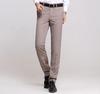 Spring/Summer Men's Slim Fit Iron-Free Straight Leg Dress Pants