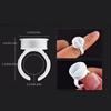 100pcs/packMicroblading Pigment Cup Ring Eyelash Extension Glue Tray with Dividers Plastic Ring Cup