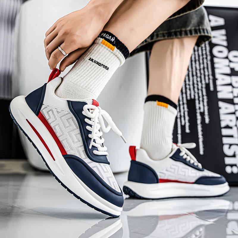 Nová móda Pánské pohodlné boty pro čtyři roční období Studentské Pánské Chlapecké Trendové Měkká podrážka Prodyšné Ležérní Běžecké Tenisky