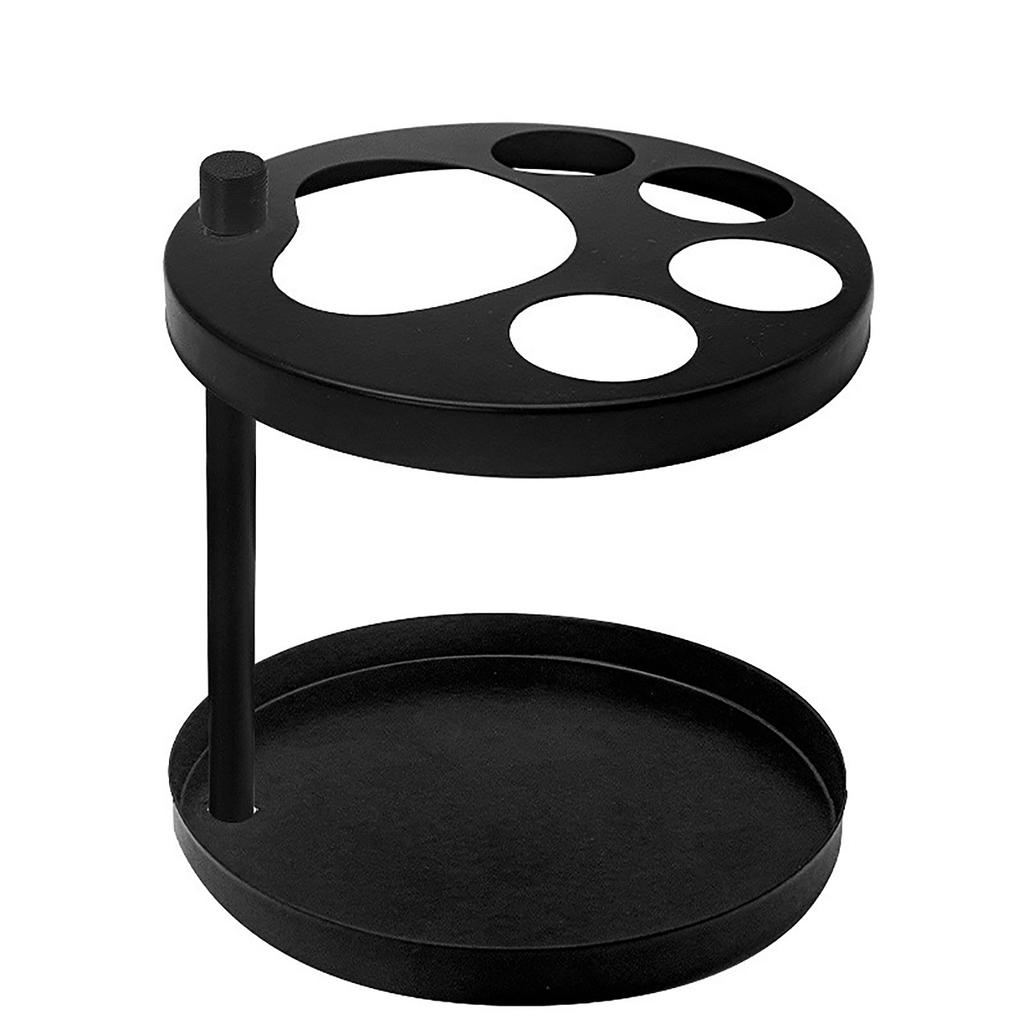 Bathroom Metal Toothbrush Holder With Slots For Electric Toothbrush And Toothpaste Organizer