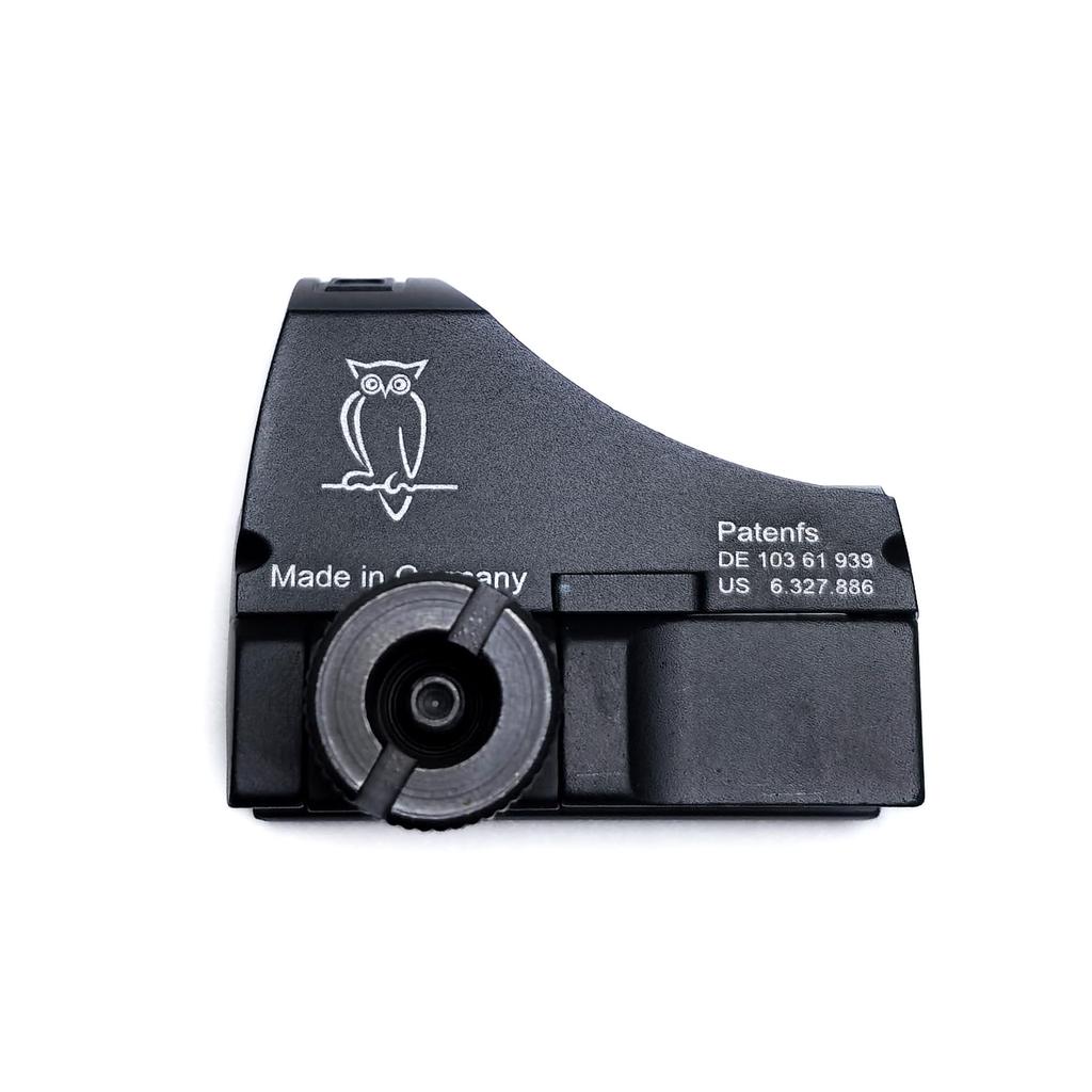 ASDHDN DOCTER III Type Reflex Dot Sight, Compact Mini Dot Sight with Auto-Dimming and Glock Mount, Compatible with 20mm Rails (Black)