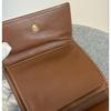 Used Celine Macadam PVC X Leather Beige Trifold Wallet Cw488