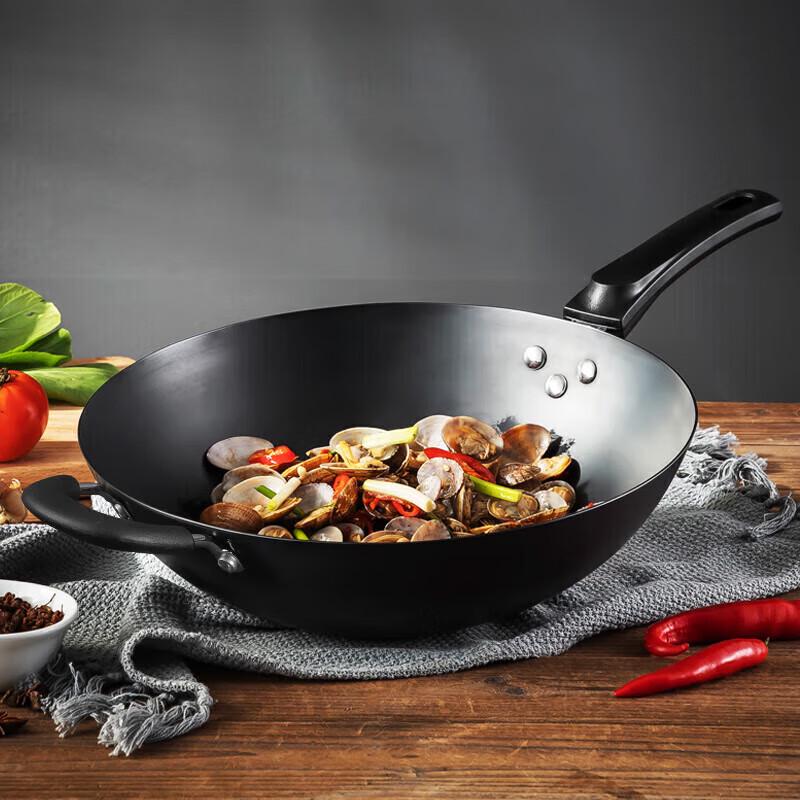 Meichu Wrought Iron Stir-fry Wok