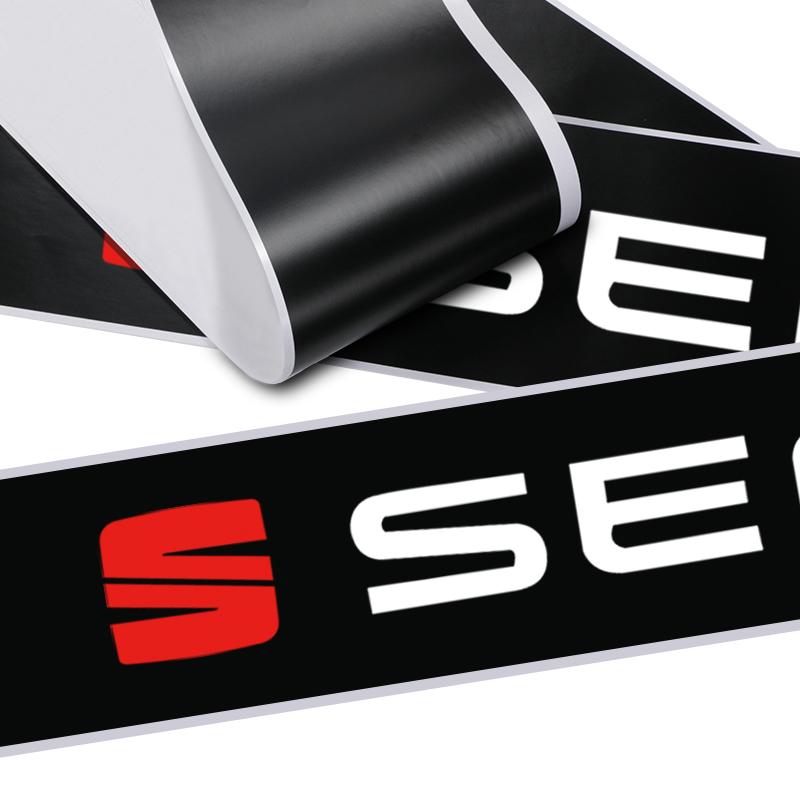 1 Stuks Auto Voorruit Sticker Mode Sport Decals Decoratie Sticker voor SEAT MK3 Leon 5F Ibiza 5 6 MII Altea Toledo 3 Cordoba Alhambra