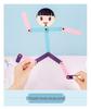 Flexible Bamboo Limbs Wooden Man Puzzle: Kids' Early Education Toy
