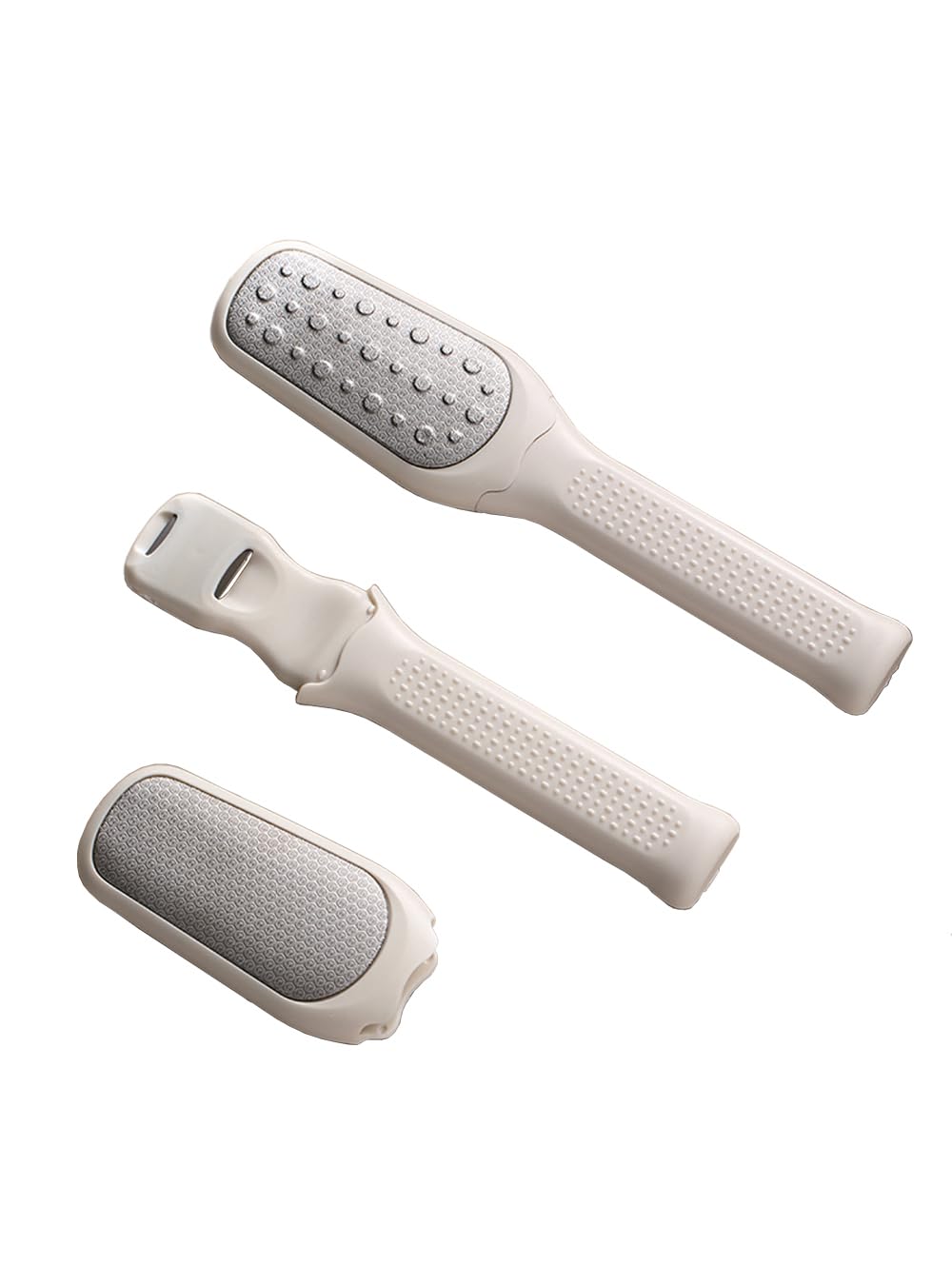 

LMLSHOU Пятка Стопа Мозоль Пятка Пятка Пемза для ног и Скребок Пятка Пятка Мозоль Мозоль Подошва Пятки Пилка, Уход, Удаление, Набор 2-в-1, Уход, бежевый