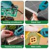 100W Cordless Electric Hot Melt Glue Gun 11mm Glue Stick Anti-scald Nozzle Rechargeable DIY Repair Tool