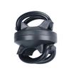 1Pc 360 ° Rotating Handle Clip Bicycle Light Clip Bracket, Suitable for LED Flashlight Mountain Bike Front Flash Bracket