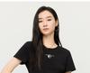 Fashionable and simple round neck letter printed short sleeved T-shirt