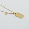 12 Constellation Necklace Women's 18K Exquisite Square 12 Constellation Tag Collarbone Chain 2026
