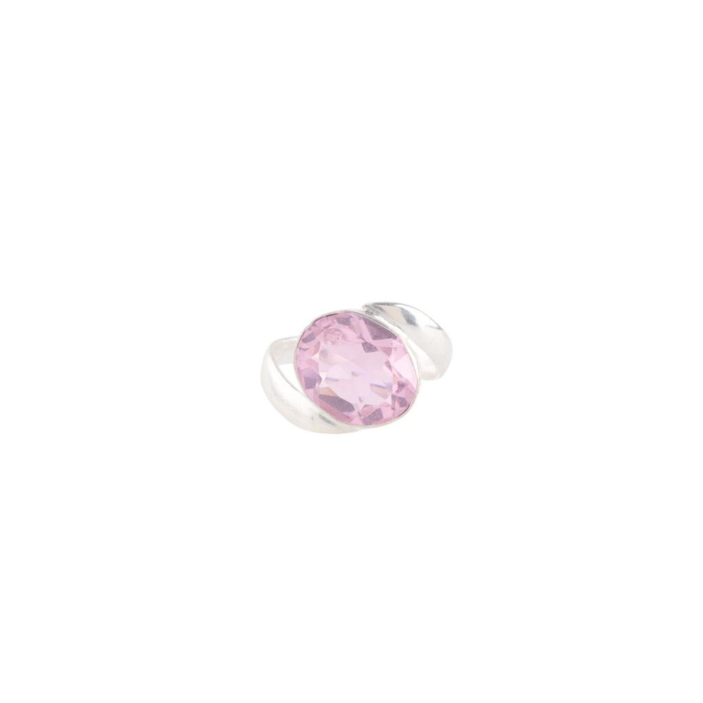 Natural Morganite Gemstone 925Sterling Silver Ring Jewelry For Mother's Day Gift RR-53-16