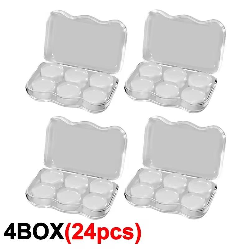 Soft Silicone Earplugs Wax Ear Plugs Reusable Noise Cancelling Gel Ear Plugs Waterproof Earbuds for Sleeping Flying Swimming