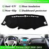 1pc Black Dashmat Dashboard Mat Cover Anti-Sun For Hyundai Tucson Ix35 2010-2015