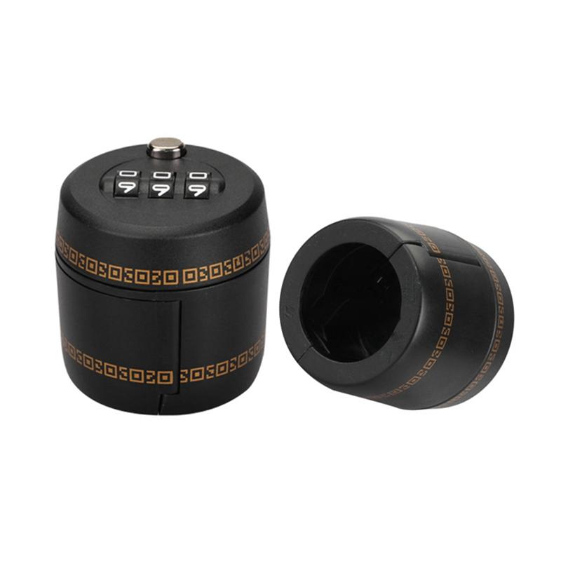 

Good-Soda Bottle Lock Cap - 2Pcs Combination Password Code Lock For Wine, Beer, And Liquor Bottles чорний
