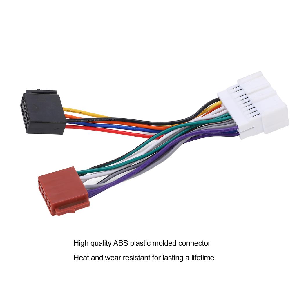 Car Stereo ISO Wiring Harness Adapter for Nissan 370Z Cube Juke Leaf Maxima Murano Aftermarket Radio Plug Wire Connector Cable Radio Accessories 4