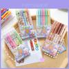 Charming 0.5mm 6pcs Ins Press Gel Pen Set Perfect For Back To School Supplies