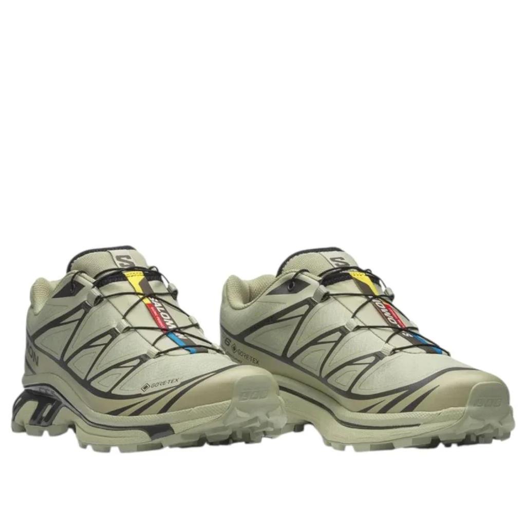 SALOMON XT 6 Casual Running Shoes Unisex Beige Gray 478638