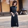 Vest strap dress knitted sweater two-piece set women's spring and autumn new temperament slim primer set skirt
