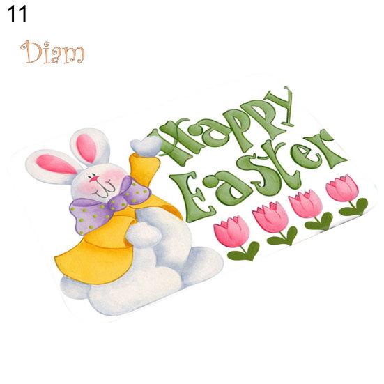 CO&LO podlahová rohož Protiskluzová protiskluzová Pohodlná velikonoční rohožka pro zajíce pro domácnost